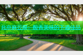北京麻豆腐：酸香美味的下酒佳品