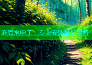 麻豆水电工：专业安裝维护服务